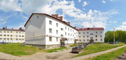 Панорама дома обл. Нижегородская, р-н. Чкаловский, г. Чкаловск, пер. Комсомольский, д. 1.