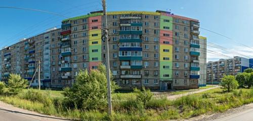 Панорама дома край. Хабаровский, г. Комсомольск-на-Амуре, ш. Магистральное, д. 29, к. 2