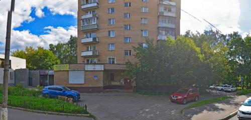 Панорама дома обл. Московская, р-н. Красногорский, г. Красногорск, ул. Комсомольская, д. 23