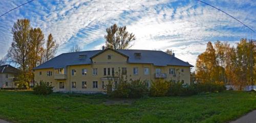 Панорама дома обл. Московская, р-н. Наро-Фоминский, г. Апрелевка, ул. Комсомольская, д. 9б