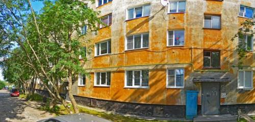 Панорама дома обл. Мурманская, р-н. Кольский, пгт. Мурмаши, ул. Энергетиков, д. 10
