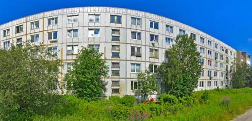 Панорама дома обл. Мурманская, р-н. Кольский, пгт. Мурмаши, ул. Тягунова, д. 2