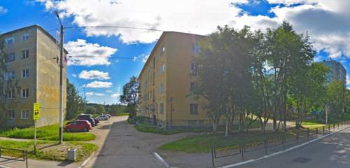 Панорама дома обл. Мурманская, р-н. Кольский, пгт. Мурмаши, ул. Советская, д. 23