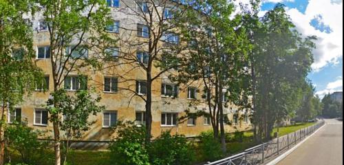 Панорама дома обл. Мурманская, р-н. Кольский, пгт. Мурмаши, ул. Позднякова, д. 3