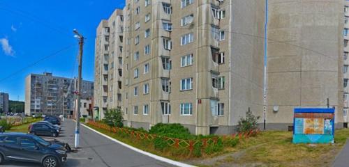 Панорама дома обл. Мурманская, р-н. Кольский, пгт. Молочный, ул. Северная, д. 2