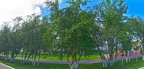 Панорама дома обл. Мурманская, р-н. Кольский, пгт. Молочный, ул. Молодежная, д. 8
