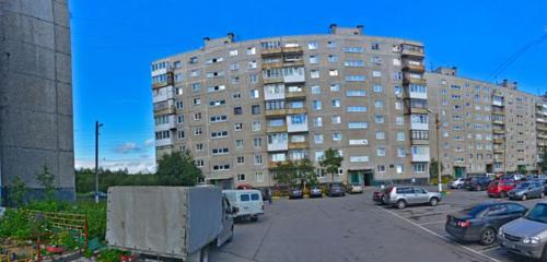 Панорама дома обл. Мурманская, р-н. Кольский, пгт. Молочный, ул. Гальченко, д. 11