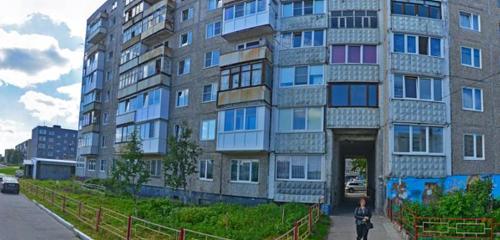 Панорама дома обл. Мурманская, р-н. Кольский, пгт. Молочный, ул. Гальченко, д. 10