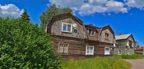 Панорама дома обл. Ленинградская, р-н. Приозерский, г. Приозерск, ул. Железнодорожная, д. 18