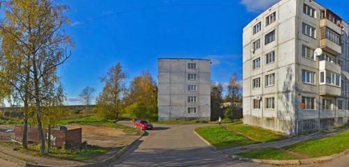 Панорама дома обл. Ленинградская, р-н. Кингисеппский, г. Кингисепп, ул. Железнодорожная, д. 10а