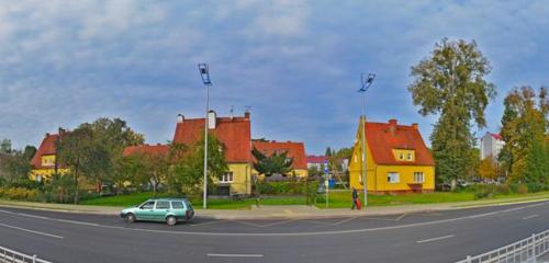 Панорама дома обл. Калининградская, р-н. Гурьевский, г. Гурьевск, ул. Библиотечная, д. 4