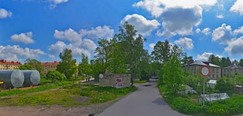 Панорама дома обл. Ленинградская, р-н. Выборгский, пгт. Рощино, ул. Тракторная, д. 8