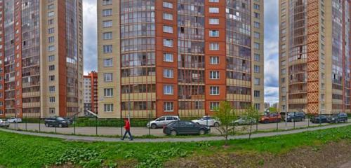 Панорама дома обл. Ленинградская, р-н. Всеволожский, п. Мурино, ул. Шоссе в Лаврики, д. 74, к. 2