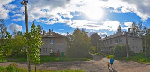 Панорама дома обл. Ленинградская, р-н. Волховский, г. Новая Ладога, мкр. Южный, д. 10