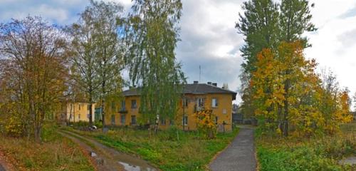 Панорама дома обл. Ленинградская, р-н. Волосовский, п. Кикерино, ул. Ломакина, д. 1