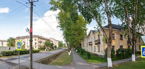 Панорама дома обл. Архангельская, р-н. Котласский, г. Котлас, рп. Вычегодский, ул. Театральная, д. 18