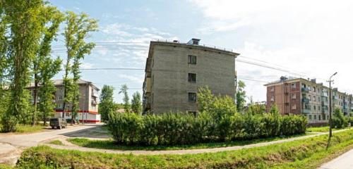 Панорама дома обл. Архангельская, г. Коряжма, ул. Имени М.Х.Сафьяна, д. 11