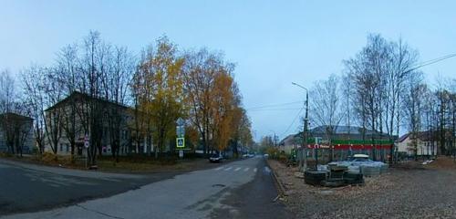 Панорама дома обл. Новгородская, р-н. Пестовский, г. Пестово, ул. Профсоюзов, д. 80