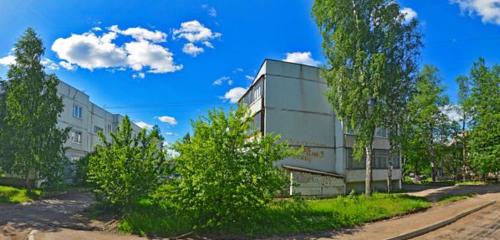 Панорама дома обл. Новгородская, р-н. Окуловский, г. Окуловка, ул. Кирова, д. 10А