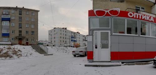 Панорама дома обл. Сахалинская, р-н. Долинский, г. Долинск, ул. Комсомольская, д. 33, к. а