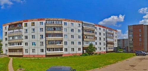 Панорама дома обл. Кировская, р-н. Кирово-Чепецкий, г. Кирово-Чепецк, мкр. 21-й, д. 21