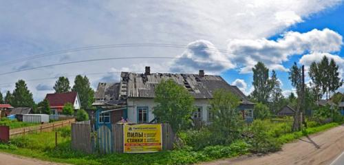 Панорама дома обл. Архангельская, р-н. Вельский, д. Лукинская, ул. Шоссейная, д. 2