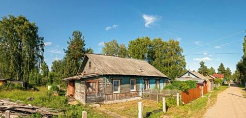 Панорама дома обл. Архангельская, р-н. Котласский, г. Котлас, рп. Вычегодский, ул. Крупской, д. 19