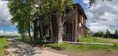 Панорама дома обл. Архангельская, р-н. Онежский, п. Кодино, ул. Железнодорожная, д. 10