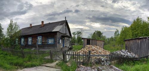 Панорама дома обл. Архангельская, р-н. Онежский, п. Кодино, ул. Комсомольская, д. 6