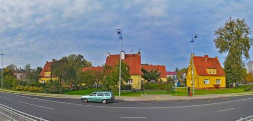 Панорама дома обл. Калининградская, р-н. Гурьевский, г. Гурьевск, ул. Библиотечная, д. 3, лит. А