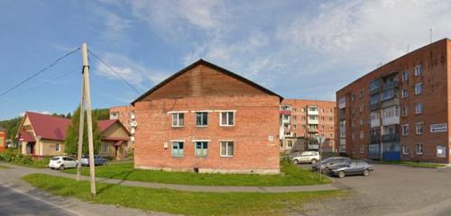Панорама дома обл. Кемеровская, р-н. Таштагольский, г. Таштагол, ул. Советская, д. 38