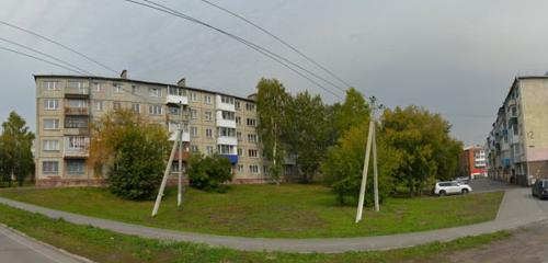 Панорама дома обл. Кемеровская, р-н. Топкинский, г. Топки, мкр. Красная горка, д. 11