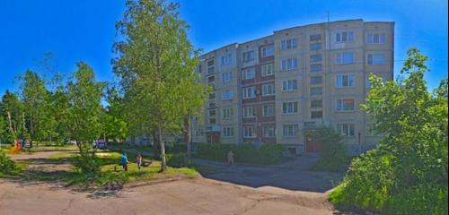 Панорама дома обл. Ленинградская, р-н. Выборгский, г. Выборг, мкр. Калининский, ш. Сайменское, д. 27