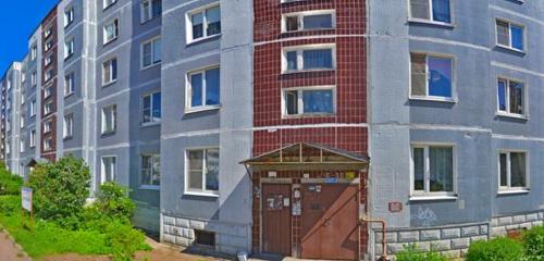 Панорама дома обл. Ленинградская, р-н. Выборгский, г. Выборг, мкр. Калининский, ул. Школьная, д. 6