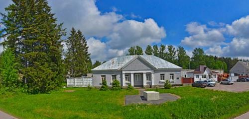 Панорама дома обл. Ленинградская, р-н. Выборгский, пгт. Рощино, ул. Привокзальная, д. 18а