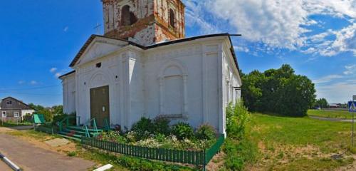 Панорама дома обл. Московская, р-н. Волоколамский, с. Теряево, ул. Советская, д. 42