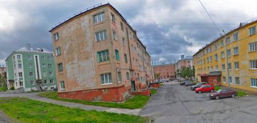 Панорама дома обл. Мурманская, г. Кировск, пр-кт. Ленина, д. 7 б