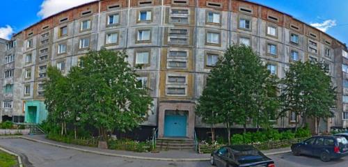 Панорама дома обл. Мурманская, г. Мурманск, жилрайон. жилрайон Росляково, ул. Зеленая, д. 6