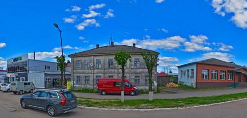 Панорама дома обл. Новгородская, р-н. Окуловский, г. Окуловка, ул. Ленина, д. 37