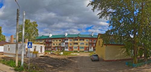 Панорама дома обл. Самарская, р-н. Волжский, пгт. Петра Дубрава, ул. Физкультурная, д. 1А