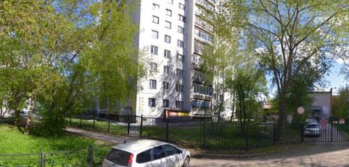 Панорама дома обл. Свердловская, г. Екатеринбург, п. Шабровский, ул. Кузнецова, д. 10