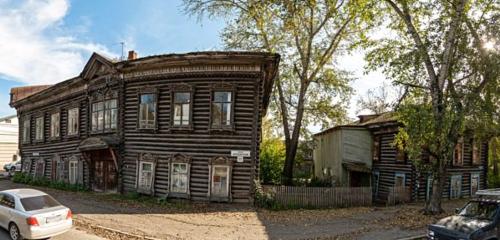 Панорама дома обл. Томская, г. Томск, пер. Аптекарский, д. 11, к. А