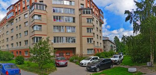 Панорама дома г. Санкт-Петербург, п. Шушары, ул. Школьная, д. 1, к. 2