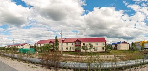 Панорама дома АО. Ямало-Ненецкий, р-н. Пуровский, пгт. Уренгой, мкр. 4-й, д. 8