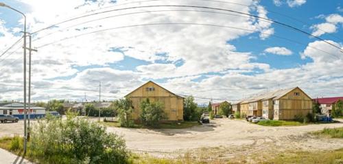 Панорама дома АО. Ямало-Ненецкий, р-н. Пуровский, пгт. Уренгой, мкр. Геолог, д. 29